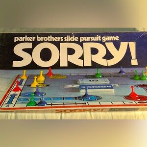 Vintage 1972 Parker Brothers Sorry Board Game *Complete*